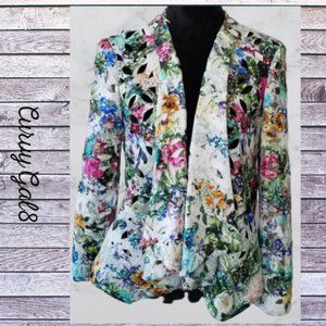 Alberto Makali Jacket Floral Cut out L